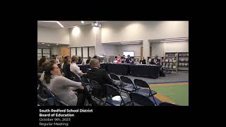 October 9th 2023 Board of Education  Regular Meeting [upl. by Slen120]