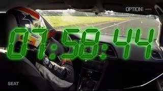 SEAT Leon Cupra Nürburgring Record Full Lap HD Option Auto [upl. by Corney]