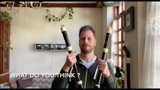 PLASTIC TENOR RECORDER COMPARISON Yamaha YRT304B II and Aulos 511B Symphony [upl. by Haissi862]