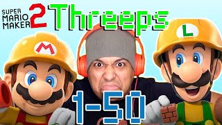 DashieGames Threeps 150  Super Mario Maker 2 [upl. by Eirrehs]