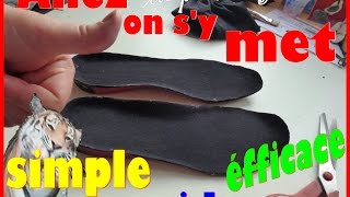 DIY Comment refaire tes semelles de basquettes ou chaussures [upl. by Caty]