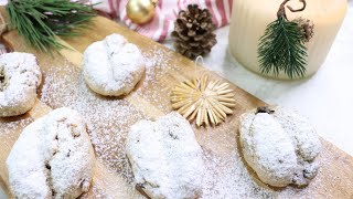 Authentic German Christmas Stollen  Moist amp Tender Stollen Bites [upl. by Ialokin]