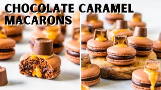 Chocolate Caramel Macarons [upl. by Meter]