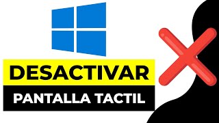 Como Desactivar Pantalla Tactil Windows 10 y 11  Quitar Pantalla Tacil en Windows [upl. by Anaher]