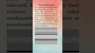 Paraconformity geology [upl. by Otrebile]