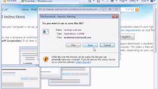 Install Windows Live Essential in Windows 7  LearnNGo [upl. by Hgielra]