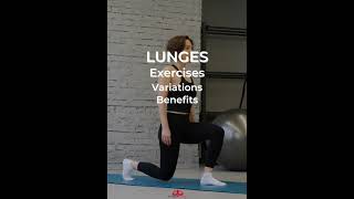 Lunges Workout  Variations and Benefits [upl. by Dibru]