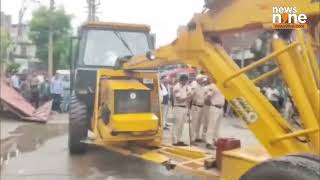 Delhi Jahangirpuri House Collapse  Rescue Operation in Progress One Woman Rescued  News9 [upl. by Nyladnohr]