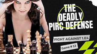 Pirc Defense amp Saragossa Opening  How to Play Against Early NC3  ReUpload Game  13 [upl. by Onimod]