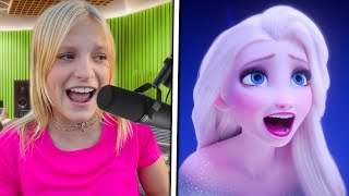 7 YouTubers Behind The Voices Ninja Kidz TV Payton Delu Frozen [upl. by Alecia]