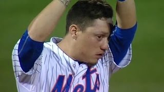 Wilmer Flores Cries on Field After Trade Is Reported [upl. by Storz861]