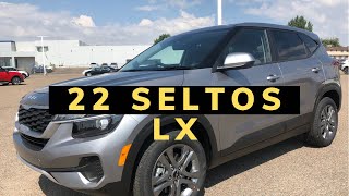 2022 Kia Seltos LX AWD review steel grey with black interior [upl. by Ohl774]