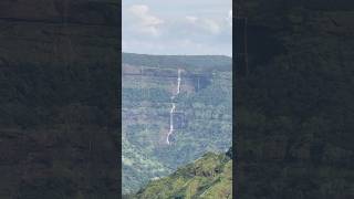 Waterfall in Sahyadri Mountains ♥️ trending waterfall viralshort viralvideo youtubeshorts [upl. by Ateiram]