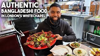 Eating Traditional Bangladeshi Food In Londons East End  Feast amp Mishti Authentic Bengali Cuisine [upl. by Aztinad699]