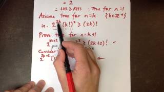 Induction Inequality Proof Example 6 22nn2 ≥ 2n [upl. by Clark]