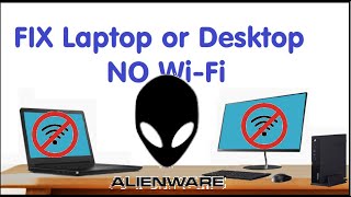 Fix WIFI Connection Alienware Gaming Laptop X14 M15 X17 51M X15 M17 R2 13R3 15 14 AURORA Area WiFi [upl. by Sinoda]