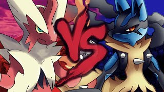 Blaziken VS Lucario  Batalha Ninja [upl. by Aitropal399]