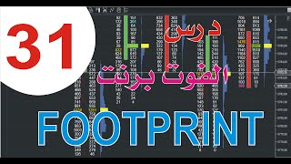 دروس التداول  سلسلة حول الفوت برنت  درس COURS DE FOOTPRINT LESSON 31 [upl. by Valida]