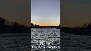 Lake of the Ozarks November 21 2024 sunset lakeoftheozarks lake nature [upl. by Ibbie]