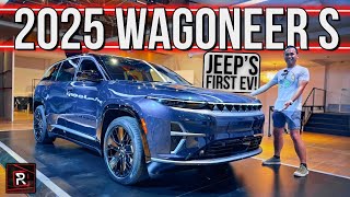 The 2025 Jeep Wagoneer S Is An Upscale Electric Grand Cherokee Sized Premium SUV [upl. by Eatnuahs]