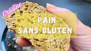 La recette ultime de pain rapide sans gluten croustillant et moelleux cuit au four [upl. by Onin]