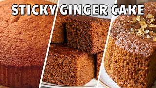 Sticky Ginger Cake Recipe  How to Make Ginger Cake  Easy Recipe By Auntydaren [upl. by Cutter]