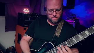 Bradley Hall Music School monthly solo challenge 7 guitar solo epiphonelespaul learning [upl. by Yerdua]