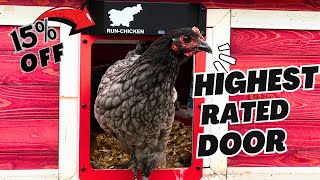 RUN CHICKEN T50 Automatic Chicken Door  The best chicken door [upl. by Schlesinger]