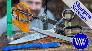 How to Sharpen Scissors Like a Pro at Home [upl. by Phox765]