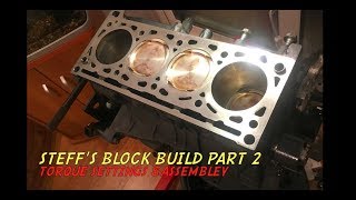 Torque settings Assembly and ARP bolts  Clio 182 Turbo rebuild Part 2 [upl. by Fakieh407]