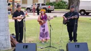 Raiatea Helm at the Kamehameha Day Lei Draping Ceremony 2015 [upl. by Beyer]