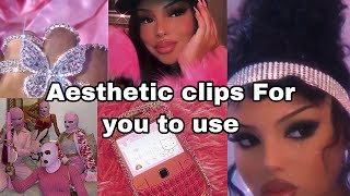 Aesthetic clips For you to use [upl. by Acinorav]