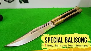 Balisong Special Customize Rambo blade style [upl. by Inna]