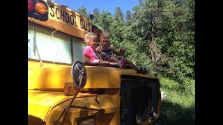 Crazy Converted School Bus Schoolie Home on Wheels Bus Conversion [upl. by Melody]