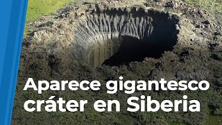 Un gigantesco cráter apareció en Siberia [upl. by Pevzner101]