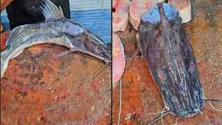 aar fish cutting skills sagar fish hoodi Bangalore [upl. by Iveksarap34]