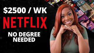 Netflix Work From Home Jobs  All Equipment Provided  2024 [upl. by Anairb]