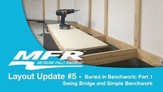 Layout Update 5  Buried in Benchwork Part 1 [upl. by Onateag283]