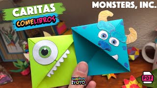 Separadores de origami Personajes animados  Monsters Inc [upl. by Suolhcin]