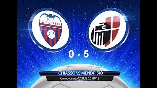 Chiasso VS Mendrisio CCJL B 201819 [upl. by Sherilyn407]