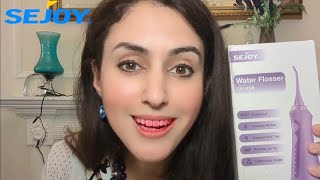 Sejoy Water Flosser Review  The Perfect Dental Tool for Orthodontic Care [upl. by Jevon]