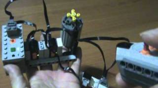 Multiple Receiver for one motor method in LEGO PF system [upl. by Oravla62]