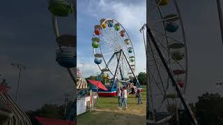 Rides at the Georgia Mountain Fair in Hiawassee Georgia fyp shorts fun familyfun fair carnival [upl. by Labanna]