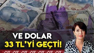 VE DOLAR 33 TL’Yİ GEÇTİ [upl. by Enelrats]