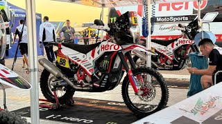 Tour por el bivouac del Dakar 2024 entramos en Hero KTM GasGas Husqvarna Honda amp más [upl. by Hedda]