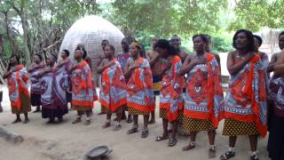 Afrique du Sud Décembre 2012  chant swazi 10  hymne afrique du sud [upl. by Anivla]