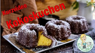 Kurzvideo Kokoskuchen mit Thermomix und MiniGugelhupfform [upl. by Nnaaras]