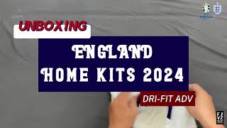 Unboxing England home kit 2024 Drikit ADV  UEFA Euro 2024 [upl. by Hagep]