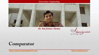 Comparator  Hindi Urdu  Electronics Engineering by Raj Kumar Thenua [upl. by Colinson]