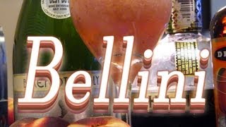 Bellini Recipe  Champagne Cocktails  theFNDCcom [upl. by Andrej322]